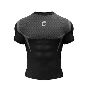 Magliette da <span class=keywords><strong>Uomo</strong></span> per Palestra con Stampa Digitale, Vestibilità <span class=keywords><strong>Slim</strong></span>, in Maglia, Personalizzabili con Logo, Rash Guard per MMA BJJ - Vendita all'Ingrosso - Product Image 4