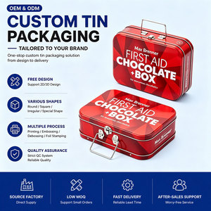 Conveniente caja <span class=keywords><strong>de</strong></span> lata <span class=keywords><strong>de</strong></span> Chocolate, cerradura con asa, lata <span class=keywords><strong>de</strong></span> Metal duradera para alimentos, <span class=keywords><strong>dulces</strong></span>, chicles, aperitivos, gelatina <span class=keywords><strong>de</strong></span> azúcar, placa <span class=keywords><strong>de</strong></span> hojalata <span class=keywords><strong>de</strong></span> almacenamiento - Product Image 1