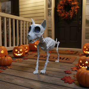 Custom <b>Plastic</b> <b>Animal</b> Skeleton Teaching Model <b>Animal</b> Anatomical Model Life Size Cat Skeleton Model Halloween Decor - Product Image 3