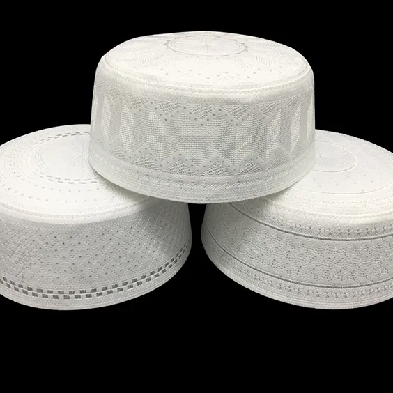 منتج جديد بسعر المصنع قبعة اسلامية محبوكة قبعة اسلامية مناسبة للرجال لحفلات الصلاة
