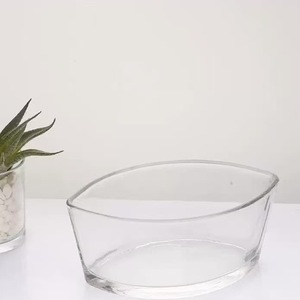 Novedoso y lujoso candelabro de cristal en forma de <span class=keywords><strong>barco</strong></span> con cubierta de bambú, adecuado para Navidad, cumpleaños y decoraciones para el hogar. - Product Image 2