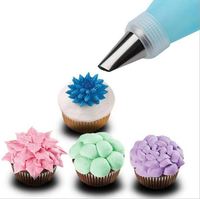 Spritzbeutel und Tüllen Kuchendekorations-Set Backzubehör Cupcake-Spritztüllen mit Gebäckbeutel