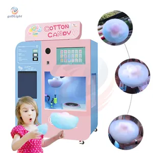 Pink&blue Sugar Candy Floss Flower Cotton Candy Machine/china Commercial Use Electric Mini Machine For Cotton Candy