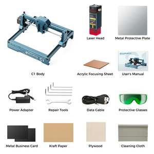 Máquina de Grabado Láser SCULPFUN C1 3W, Grabador de Escritorio DIY, Ideas de Máquinas para Pequeñas Empresas, para Madera y Papel, Enchufes EU, US, UK, <span class=keywords><strong>MX</strong></span> - Product Image 3