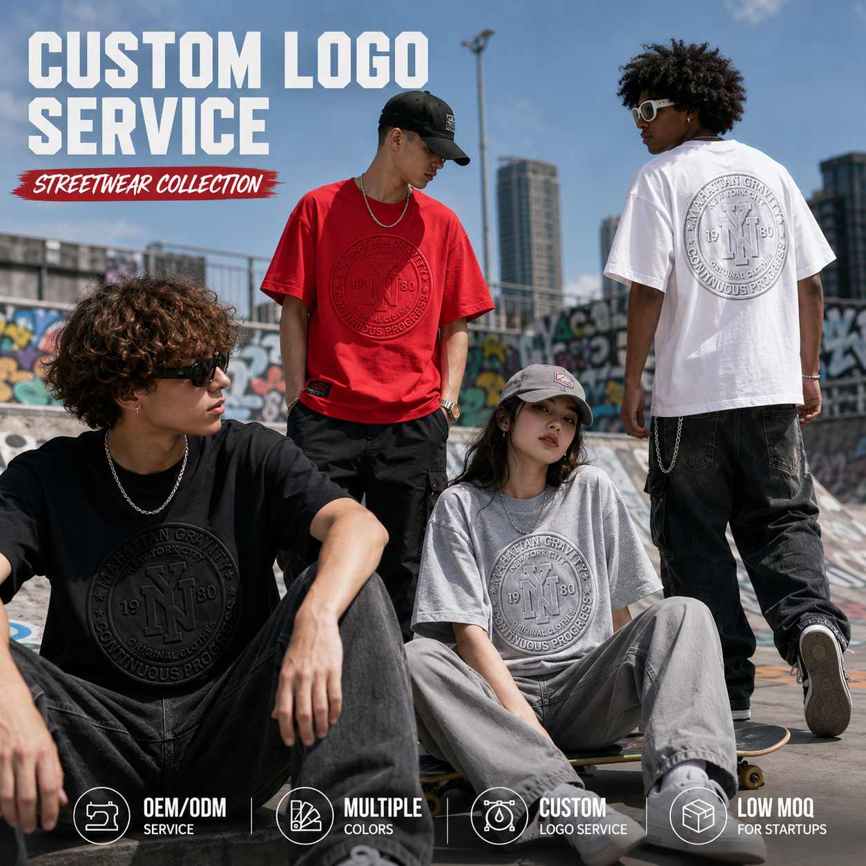 Wholesale Factory Price Men 3D Printing Embossing T-shirts Graphic Custom Embossed Logo Urban Streetwear Premium Quality Top