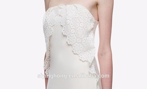 2019 Femmes Blanc Royal Buste <span class=keywords><strong>En</strong></span> <span class=keywords><strong>Dentelle</strong></span> <span class=keywords><strong>En</strong></span> Mousseline De Soie Élégante Maxi Soirée <span class=keywords><strong>Demoiselle</strong></span> D'honneur robe de mariée Longue - Product Image 4