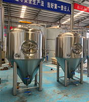 Fermenteur à bière conique Cassman 500L en acier inoxydable 304, unité de fermentation 5BBL, réservoir sous pression, système de contrôle semi-automatique, 80 mm