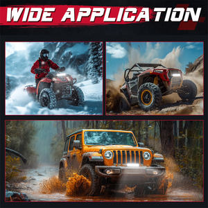 12 pouces 100W Combo Faisceau Ip67 Étanche Auto Auxiliaire Hors Route Double Row12V Voiture Double Rangée <span class=keywords><strong>Led</strong></span> Barre Lumineuse - Product Image 5