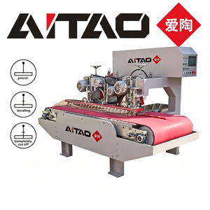 Machine de découpe continue CNC à trois lames AITAO pour la découpe, le bordage et le polissage du granit, du marbre, de la pierre frittée, de la mosaïque et du quartz - Product Image 3