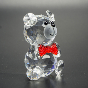 Lovely 2019 Hot Selling Small <strong>Crystal</strong> <strong>Animals</strong> Bear Antique Beatiful Glass <strong>Crystal</strong> Little Bear - Product Image 5
