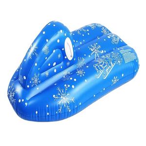 Modèle de voiture de course gonflable pliable en PVC pour enfants, tube à neige personnalisé pour l'hiver 2025 - Product Image 1