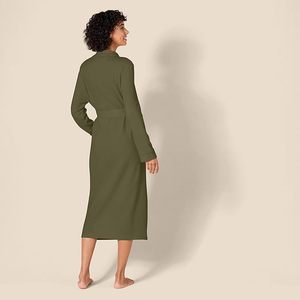 Peignoir de bain en coton 100% de qualité hôtelière cinq étoiles, col kimono, épais et très absorbant, séchage rapide, doux et luxueux, pour usage hôtelier - Product Image 4