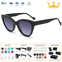 Nouvelle Arrivée Lunettes de Soleil Tendance Dégradées avec Verres TAC Protection UV400 Légères pour Usage Quotidien Unisexe Monture Œil de Chat Pleine Monture Carrée