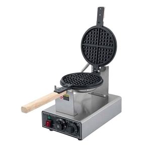 Commercial <b>Waffle</b> <b>Maker</b> Machine Stainless Steel Round Snack Machines Non Stick Rotating <b>Waffle</b> Making Machine - Product Image 1