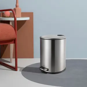 Новейший дизайн, износостойкий круглый мусорный бак для гостиничных комнат