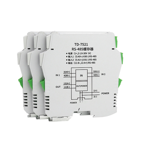 Isolateur tamponné RS485 TD-7521, 2 hôtes 1 esclave, montage sur rail DIN, répéteur/splitter industriel RS485, DC24V - Product Image 4
