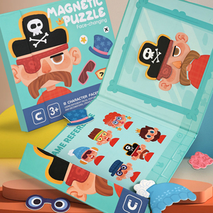 Jeux de voyage en voiture et en avion pour enfants, puzzles magnétiques à thèmes multiples, cadeau d'anniversaire amusant pour garçons et filles - Product Image 2