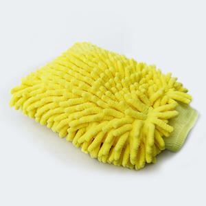 Gant de lavage de voiture en chenille <span class=keywords><strong>double</strong></span> face surdimensionné de qualité supérieure, sans rayures ni peluches, 26*19cm, fabriqué en Chine - Product Image 3