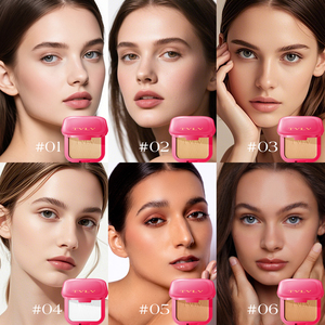 TVLV Natural Mineral Lightweight Private Label longa duração maquiagem impermeável Matte Face Pressed Setting Powder - Product Image 2