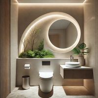 Lemari Kamar Mandi Kontemporer yang Dirancang untuk Kehidupan Modern
