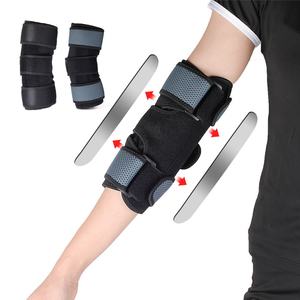 Protège-bras de compression antidérapant personnalisé pour le sport, soulagement de la tendinite, support de coude réglable - Product Image 1