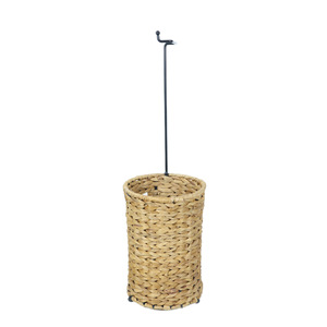 Portarrollos de papel tejido a mano de jacinto de agua transfronterizo, soporte para rollo de papel para mesa de comedor, soporte de papel tejido sin taladro para escritorio y cocina - Product Image 3