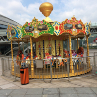 Nouvelle arrivée usine jeux de parc d'attractions antique jouet cheval carrousel