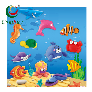 <span class=keywords><strong>Animaux</strong></span> de dessin animé éducatifs enfants bricolage jouets colorés jouer pâte ensemble d'argile - Product Image 1
