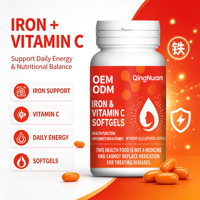 IJzer Vitamine C Softgel Voedingssupplement 0,5g 30 Capsules Per Fles - OEM/ODM