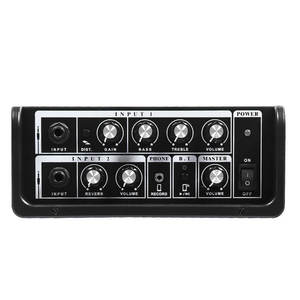 COOLMUSIC UNIQUE-15G แอมป์ขยายเสียงกีตาร์ไฟฟ้าแบบพกพา 15 วัตต์ ชาร์จไฟได้ ใช้แบตเตอรี่ลิเธียม เชื่อมต่อไมค์ไร้สาย - Product Image 6