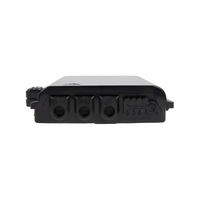 8-Core Cassette Fiber Optic Splitter Distribution Box ABS Material 3-in-8-out Ports FTTH Outdoor Pole/Aerial/Wall Mounted IP68
