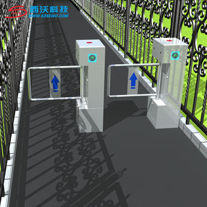 SEWO RFID 개폐식 자동 개찰구 라이브러리 보안 게이트 하이 스마트 배리어 게이트 - Product Image 3