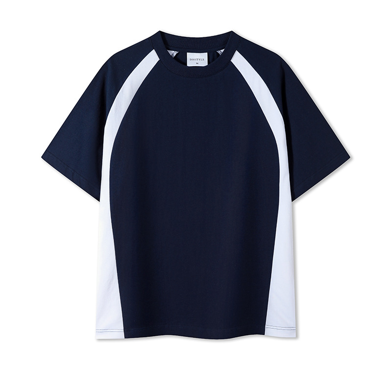 Navy blue and coconut white