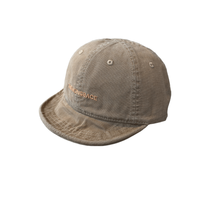 Casquette de baseball vintage délavée à bord souple, broderie logo, ajustable, en coton, pour femmes et hommes, vente en gros