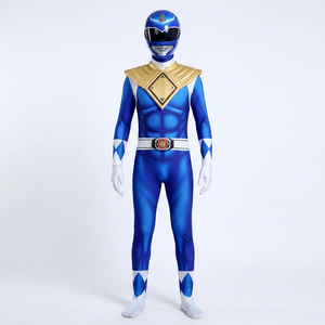Power Rangers Cosplay Costumes Full Body Suit for Kids Role Playing Outfits <b>Set</b> Polyester Material Age 8 13 Years Summer 2026 - Product Image 1