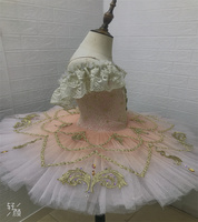 Nouveaux costumes de tutu de ballet attrayants dégradés rose clair pour filles-matériel de spandex/dentelle taille personnalisée disponible modèle TUTU-36