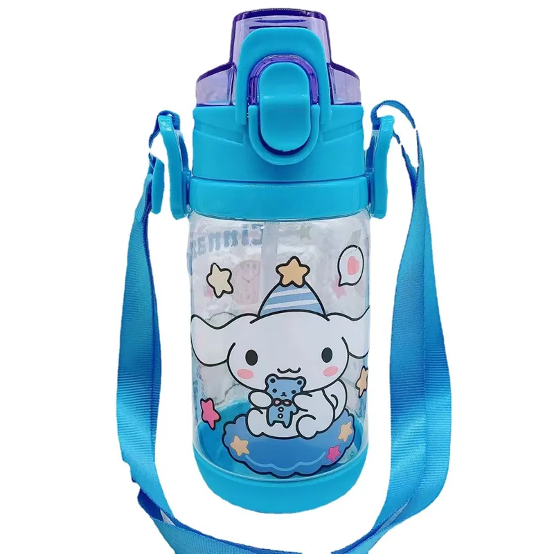 Dl22310 Sanrioo Kinderwaterbeker Kuromi Sippy Cup Meisjes Melodie Zomer Basisschool Student Stro Beker