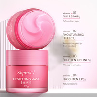 Masque de Nuit Hydratant pour les Lèvres Vegan Logo Personnalisé Minéral Naturel Nourrissant Maquillage Coréen Baume à Lèvres pour Femme