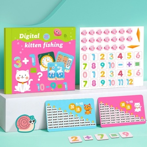 Libro Educativo in Legno 3 in <span class=keywords><strong>1</strong></span> per Bambini, Gioco Puzzle Montessori con Numeri e Lettere, Strumento Cognitivo per l'Apprendimento da <span class=keywords><strong>1</strong></span> a 7 Anni - Product Image 2