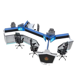 Vendita calda Design moderno in metallo sala di controllo scrivania Console LED centro comando Console di monitoraggio altri mobili commerciali - Product Image 5