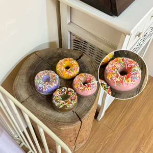 En Stock/OEM Donut, jabón de aceite esencial a base de plantas naturales, glicerina, diseño único, barra de jabón sólida para limpieza facial y corporal - Product Image 4