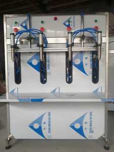 Riempitrice semi automatica/riempitrice quantitativa autofluida/attrezzatura per inscatolamento a pressione pasta di miele - Product Image 4