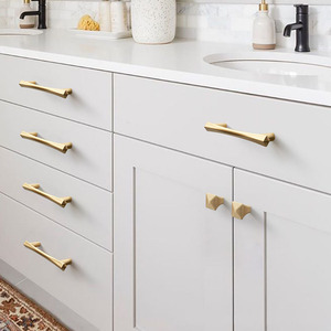 <strong>Gold</strong> Cupboard Kitchen Hardware Cabinet Storage Handles Dresser Furniture <strong>Knobs</strong> Pulls Drawer <strong>Knobs</strong> <strong>Closet</strong> Handles for Furniture - Product Image 2