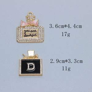 Rhinestone Perfume Bottle Charms Girly <b>Make</b> <b>up</b> Costume Accessories Perfume Bottle Phone case Accessories Garment <b>Bag</b> Decoration - Product Image 4