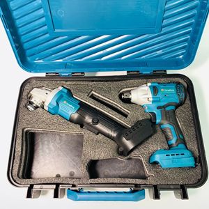 Juego de 2 Herramientas Eléctricas de 20V, Llave Angular Inalámbrica Recargable de Litio sin Escobillas C07, Juego de Herramientas Combinadas C02 - Product Image 5