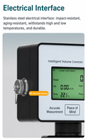 Flowmeter Turbin Gas LWQ DN150 Gas Alam Terkompresi Metana Industri Kompensasi Suhu dan Tekanan Cerdas Aluminium