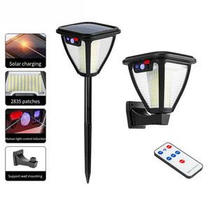 Lámpara Solar LED para Jardín, 288 LED, 3 Modos, Recargable Tipo-C, con Sensor de Movimiento y Control Remoto, para Pared, Camino, Césped - Product Image 2