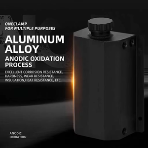 Réservoir d'huile universel en aluminium de 2 L pour récupération des gaz de déchets du moteur de voiture, usiné CNC avec déflecteurs - Product Image 5
