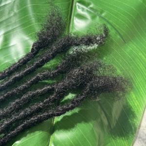 2025 rastas más populares cabello humano vietnamita 100% Faux Locs cabello de ganchillo Boho con cabello humano Borgoña Locs - Product Image 3