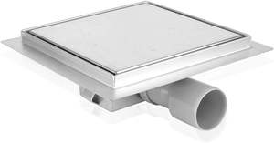 Drain <span class=keywords><strong>de</strong></span> <span class=keywords><strong>douche</strong></span> Bloqueur d'odeurs Attrape-cheveux Drain peut être carrelé Ensemble complet - Product Image 4